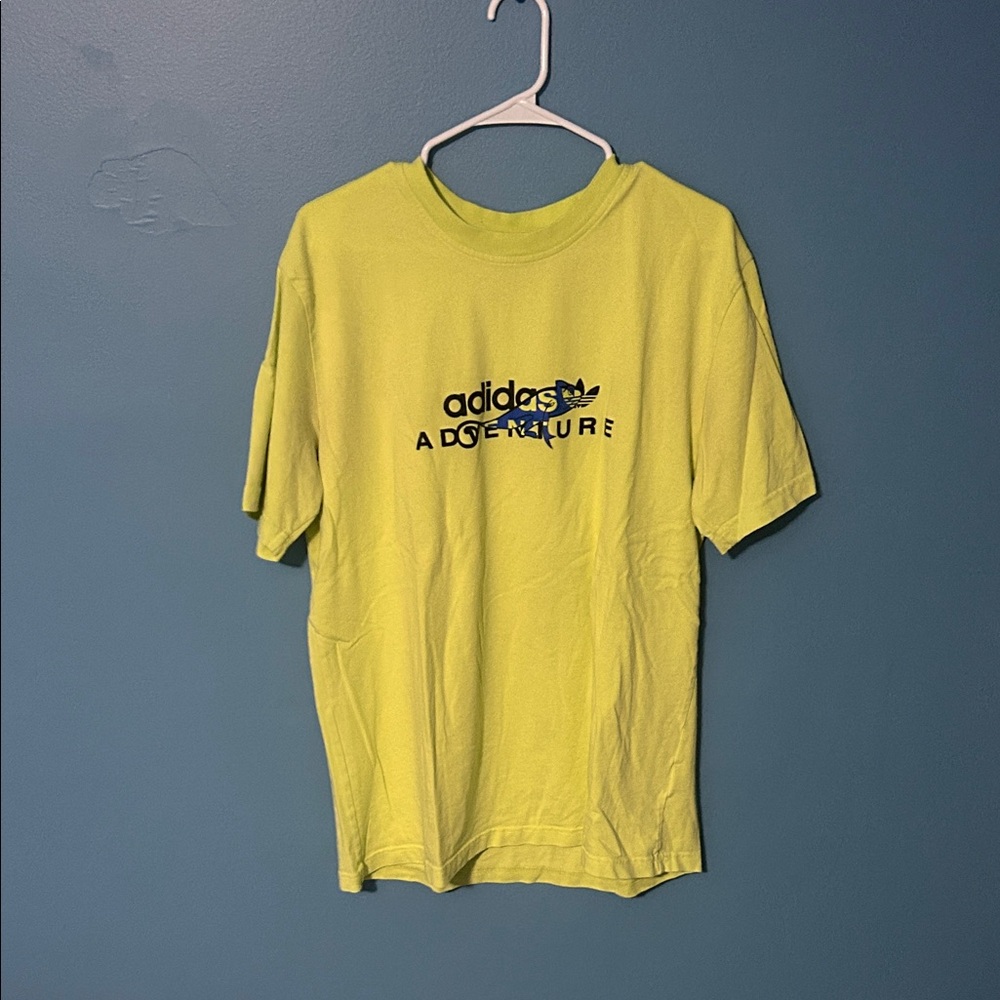 Adidas Adventure Neon Green Tee